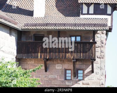 Château de Nuernberger Burg à Nuremberg Banque D'Images