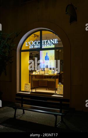 Magasin de la chaîne de cosmétiques L Occitane en Provence à Colmar en France Banque D'Images