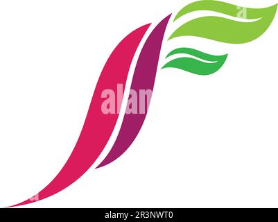 Modèle de feuille d'arbre Eco Illustration de Vecteur