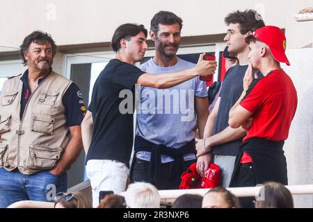 Monaco, Monaco. 23rd mai 2023. Mark Webber participe à un match de football de charité au stade Louis II de Monaco sur 23 mai 2023. Le World Stars football Match a eu lieu mardi soir avant le Grand Prix de Monaco de Formule 1 et a été joué par l'équipe de pilotes, dont F1 pilotes, et le Star Team MC. Cette année marque l'organisation 30th de l'événement caritatif. (Credit image: © Beata Zawrzel/ZUMA Press Wire) USAGE ÉDITORIAL SEULEMENT! Non destiné À un usage commercial ! Banque D'Images