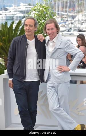 Cannes, France. 24th mai 2023. CANNES, FRANCE - 24 MAI : WES Anderson participe à la photocall de la ville astéroïde lors du festival annuel de Cannes 76th au Palais des Festivals sur 24 mai 2023 à Cannes, France. Credit: dpa/Alay Live News Banque D'Images