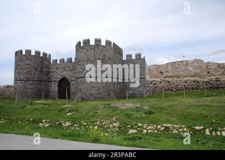 Vieille ville de Van en Turquie. Banque D'Images