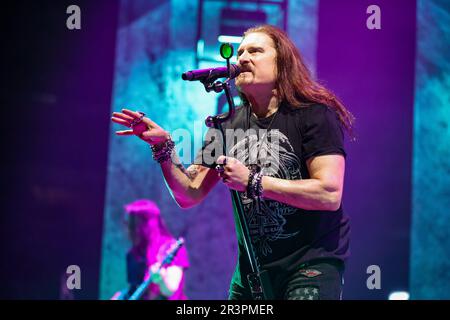 Milan, Italie. 07th mai 2022. James Labrie de Dream Theatre joue en direct au Forum de Mediolanum Assago sur 07 mai 2022 à Milan, Italie (photo par Alessandro Bremec/NurPhoto) crédit: NurPhoto SRL/Alay Live News Banque D'Images