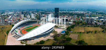 Belle vue aérienne de la ville de Costa Ricas San Jose Banque D'Images