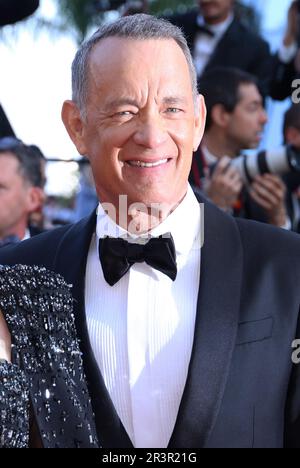 Cannes, France. 24th mai 2023. Tom Hanks participe au tapis rouge de la ville astéroïde lors du festival annuel de Cannes 76th au Palais des Festivals de 23 mai 2023 à Cannes, France. Photo: DGP/imageSPACE crédit: Imagespace/Alamy Live News Banque D'Images