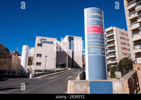 Clinique Juaneda, complexe de santé privé, Palma Mallorca, Iles Baléares, Espagne. Banque D'Images