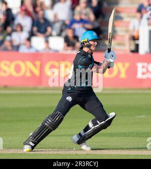 Northampton 24 mai :Adam HoseWORCESTERSHIRE RAPIDES pendant le match de Blast Vitality T20 entre les Steelbacks de Northamptonshire et les rapides de Worcestershire au terrain du comté Northampton Angleterre . Banque D'Images