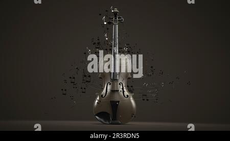 Partitions de violon Banque D'Images