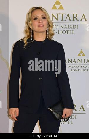 Rome, Italie. 24th mai 2023. Carolina Crescentini assiste au tapis rouge de l'inauguration de l'hôtel Anantara Palazzo Naiadi Rome sur la Piazza della Repubblica. Crédit : SOPA Images Limited/Alamy Live News Banque D'Images