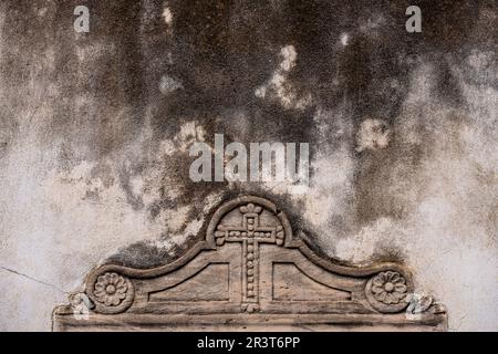 Cimetière Alaró, Majorque, Iles Baléares, Espagne. Banque D'Images