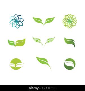 Modèle de concept de logo de semences Vector.growing logo de semences.vecteur de croissance de semences modèle d'illustration du logo Illustration de Vecteur