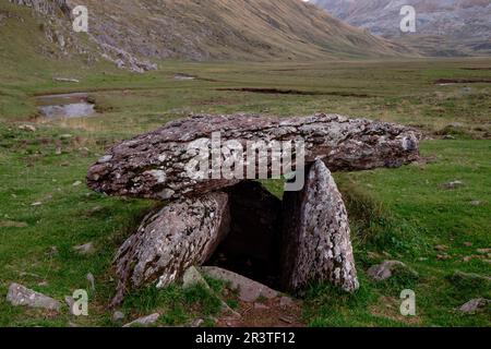 Dolmen d'Acar de Aguas Tuertas Banque D'Images