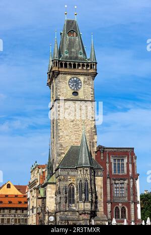 La vieille mairie de la vieille ville de Prague Banque D'Images