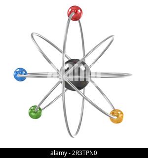 Modèle des orbitales de l'Atome Banque D'Images