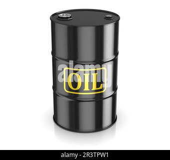 Corps d'huile noir Banque D'Images