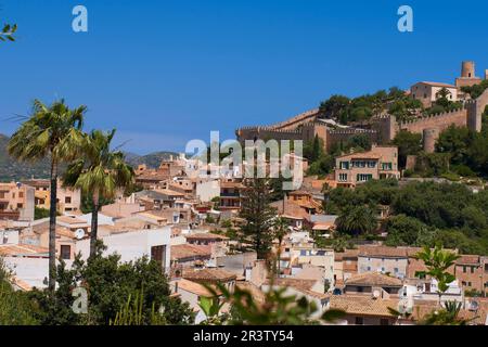 Capdepera, Château, Mallorca, Majorque, Iles Baléares, Espagne Banque D'Images