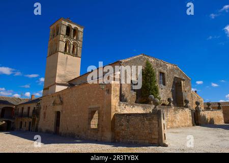 Plaza Mayor (place principale), Pedraza, province de Segovia, Castilla y Leon, Espagne Banque D'Images