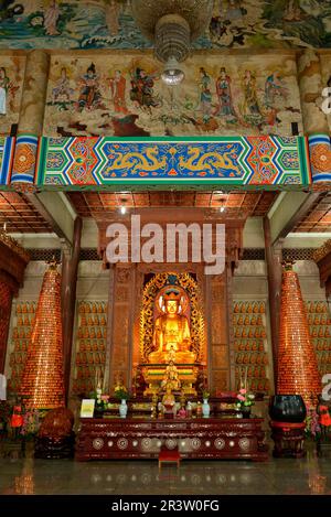 Kuan Yin Hall, Temple de Kek Lok si, Penang, Malaisie Banque D'Images