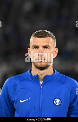 Rome, Italie. 24th mai 2023. Edin Dzeko Coppa Italia finale de football entre Inter FC Internazionale ACF Fiorentina le 24 mai 2023 au stade Stadio Olimpico à Roma, Italie. Photo Tiziano Ballabio crédit: Agence de photo indépendante/Alamy Live News Banque D'Images