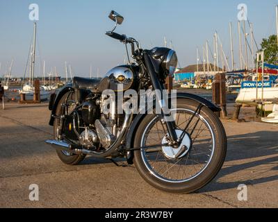 1953 BSA « piston » Banque D'Images