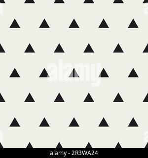 Motif géométrique sans couture en triangle. Forme abstraite répétée pour les impressions de conception. Arrière-plan répété simple. Flèche de triangles minimale. Répétez l' Illustration de Vecteur
