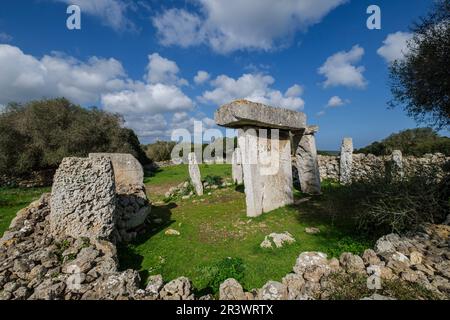 Site préhistorique de TalatÃ­ de Dalt Banque D'Images