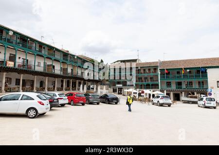 Chinchon. Place de la ville de Chinchon. Chinchon est une commune espagnole située dans le sud-est de la Communauté de Madrid. Appartenant à Las Vegas Banque D'Images