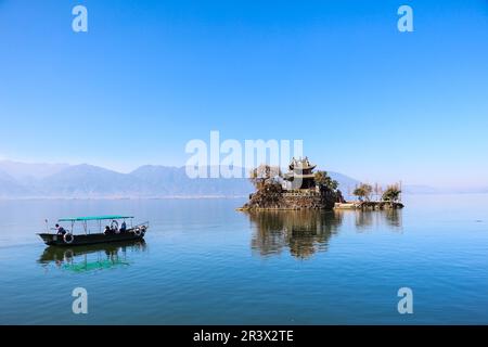 Lac à Dali, Yunnan, Chine Banque D'Images