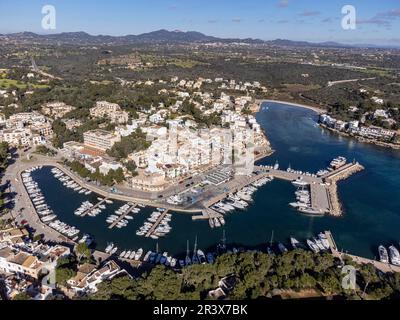 royal Nautical club, Porto Petro, Santanyi, Majorque, Iles Baléares, Espagne. Banque D'Images