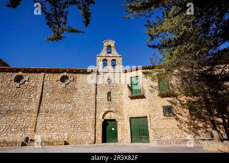 sanctuaire de Tiscar, gotico avec mudejar éléments, parc naturel sierras de Cazorla, Segura y Las Villas, Jaen, Andalousie, Espagne. Banque D'Images