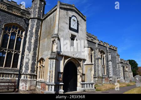 Eglise St Mary's, East Bergholt, Suffolk, Royaume-Uni Banque D'Images