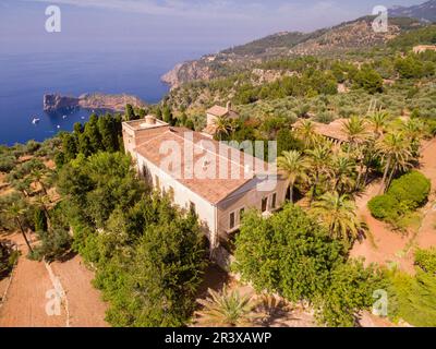 Monasterio de Miramar,Valldemossa, Majorque, Iles Baléares, Espagne. Banque D'Images