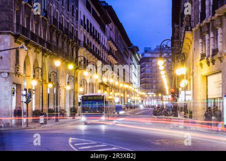 La rue commerçante Avenida Jaime III, Palma, Majorque, îles Baléares, Espagne. Banque D'Images