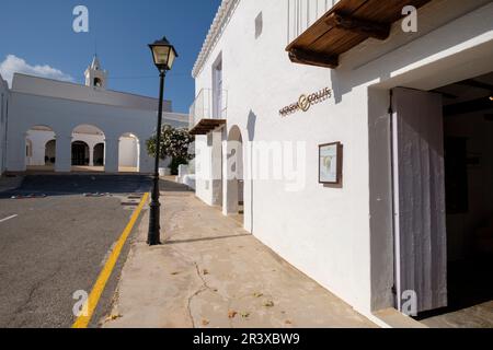 Sant Miquel de Balansat, Ibiza, Iles baléares, Espagne. Banque D'Images