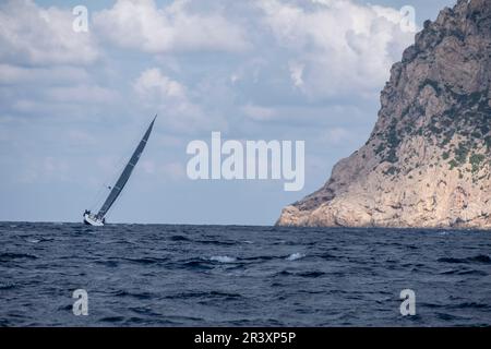 Canal marin sa Dragonera, Majorque, Iles Baléares, Espagne. Banque D'Images