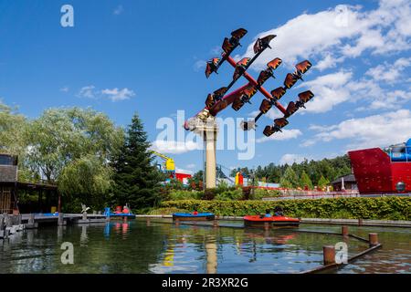 Parque de Atracciones, Legoland Günzburg, Allemagne, Europe. Banque D'Images