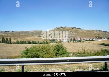 Les sols acides appauvris sans éléments nutritifs dans l'agriculture conduisent à une croissance et à la misère ahurlées Banque D'Images