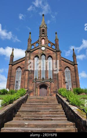 Église paroissiale St Mary's-Greyfriars, rue St Mary's, Dumfries, Dumfries et Galloway, Écosse, ROYAUME-UNI Banque D'Images