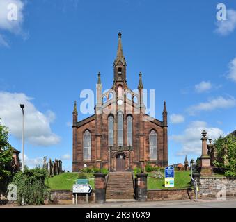 Église paroissiale St Mary's-Greyfriars, rue St Mary's, Dumfries, Dumfries et Galloway, Écosse, ROYAUME-UNI Banque D'Images