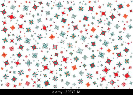 Ensemble de formes géométriques de texture de motif vectoriel sans couture. Style ARCHITECTURAL abstrait colorant l'arrière-plan dans de belles couleurs. Texture mosaïque Illustration de Vecteur