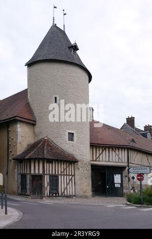 Turm am Hôtel du petit Louvre à Troyes Banque D'Images