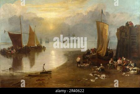 Titre complet: Sun Rising Through Vapor artiste: Joseph Malbord William Turner Date de fabrication: Avant 1807 Banque D'Images