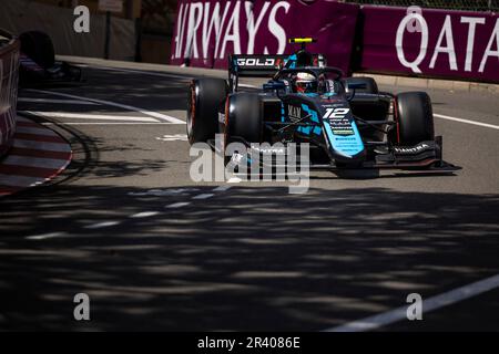 12 LECLERC Arthur (mco), DAMS, Dallara F2, action pendant la ronde 5th du Championnat de Formule 2 de la FIA 2023 de 26 mai à 28, 2023 sur le circuit de Monaco, à Monaco - photo Julien Delfosse / DPPI Banque D'Images