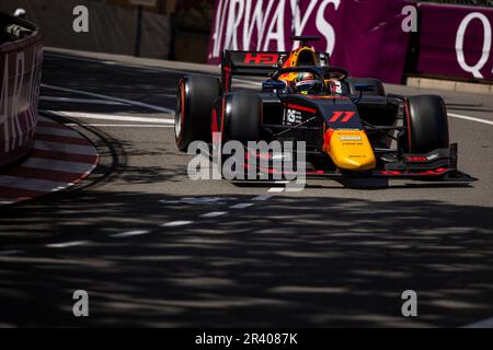 11 IWASA Ayumu (jpn), DAMS, Dallara F2, action lors de la ronde 5th du Championnat de Formule 2 de la FIA 2023 de 26 mai à 28, 2023 sur le circuit de Monaco, à Monaco - photo Julien Delfosse / DPPI Banque D'Images