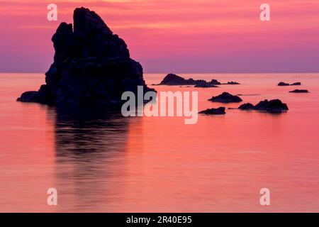 Cala Mesquida.Menorca.Reserva de la Bioesfera.Illes Balears.España. Banque D'Images