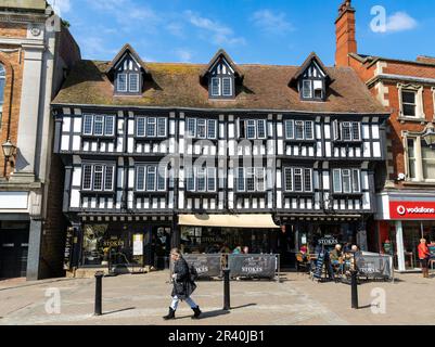 Restaurant et salon de thé Stokes High Bridge High Street Lincoln City, Lincolnshire, Angleterre, Royaume-Uni Banque D'Images