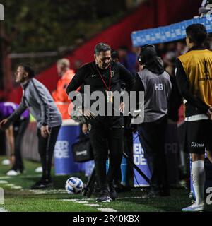 Buenos Aires, Argentine. 24th mai 2023. Gérant de Corinthiens Vanderlei Luxemburgo, pendant le match entre Argentinos Juniors et Corinthiens pour la ronde 4st du Groupe E de Libertadores 2023, au stade Diego Armando Maradona, à Buenos Aires, Argentine sur 24 mai. Photo: Wanderson Oliveira/DiaEsportivo/DiaEsportivo/Alay Live News crédit: DiaEsportivo/Alay Live News Banque D'Images