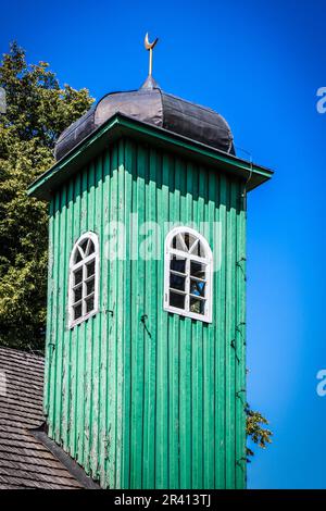 Mosquée de tatar en bois de Belfry Banque D'Images