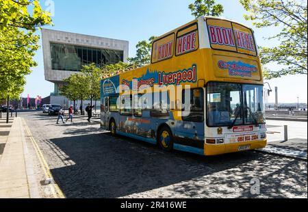 City Explorer : circuit touristique à arrêts multiples à Liverpool Banque D'Images