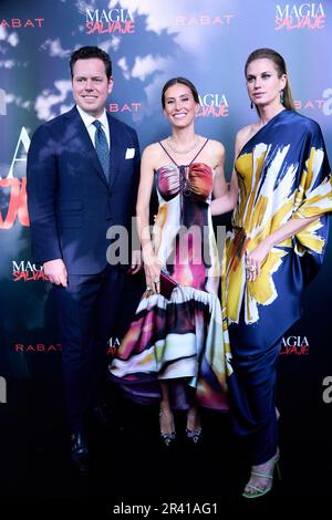 Madrid. Espagne. 20230525, Jordi Rabat, Eva Palao, Ana Boyer assiste à la présentation de la nouvelle collection "magie sauvage" de Rabat Jewellery au magasin de Rabat sur 25 mai 2023 à Madrid, Espagne Banque D'Images